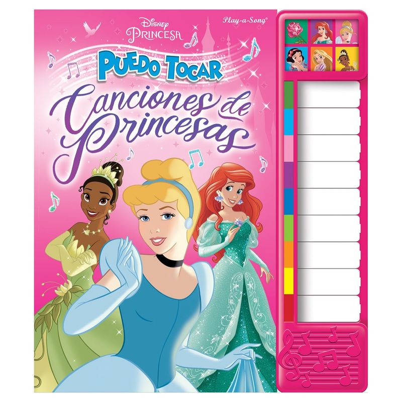 JUGANDO Y EDUCANDO - Libro Mi Primer Piano De Princesas Disney Para Niñas