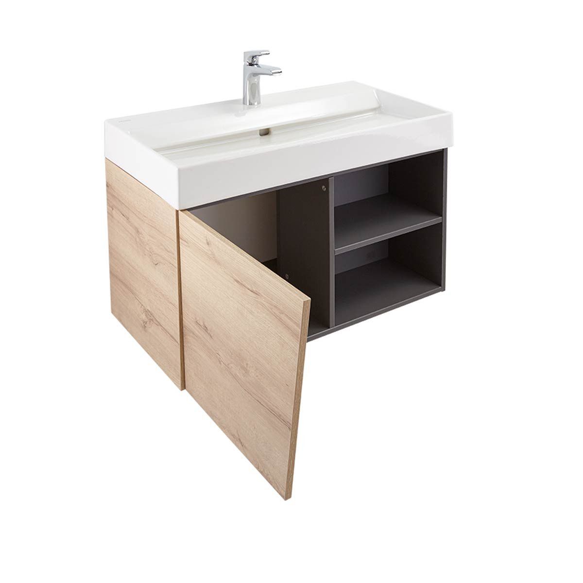 CORONA - Mueble con Lavamanos Corona Fussion Vital 80 cm
