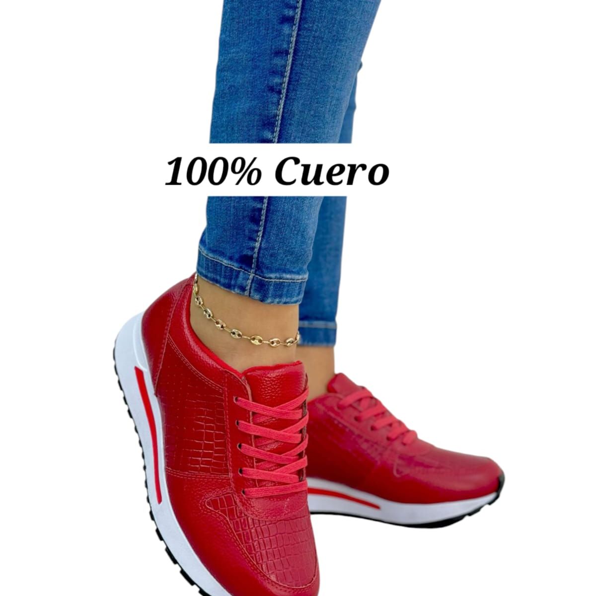 EVEGONZ - ZAPATOS DEPORTIVOS PARA MUJER TENIS DE CUERO