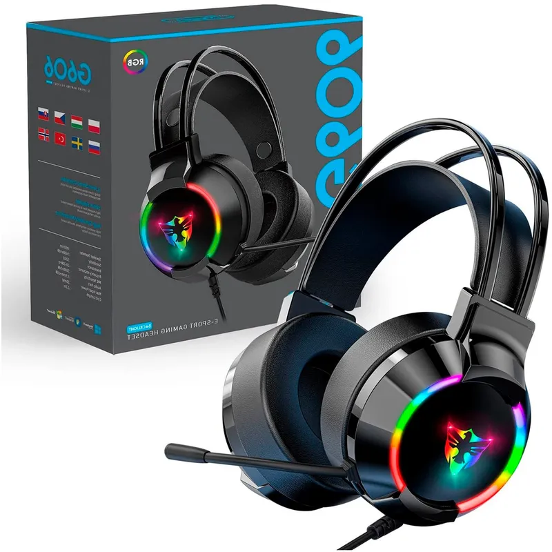 GENERICO - Diadema Gamer Rgb Micrófono Sonido Envolvente G606 Gaming