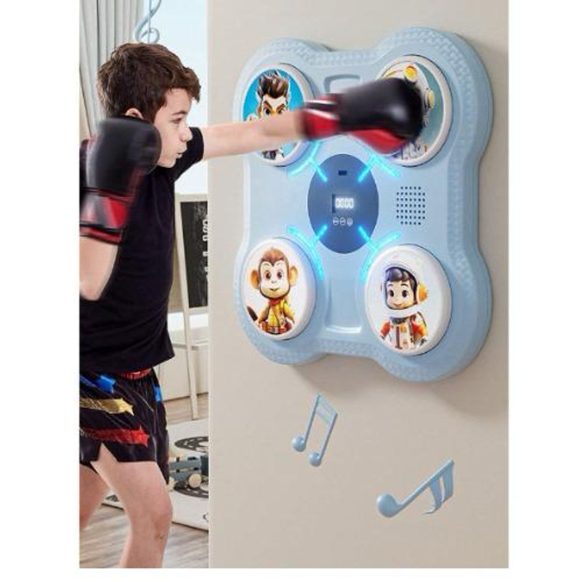 GENERICO - Juego Maquina Boxeo Niños y Niñas+Guantes