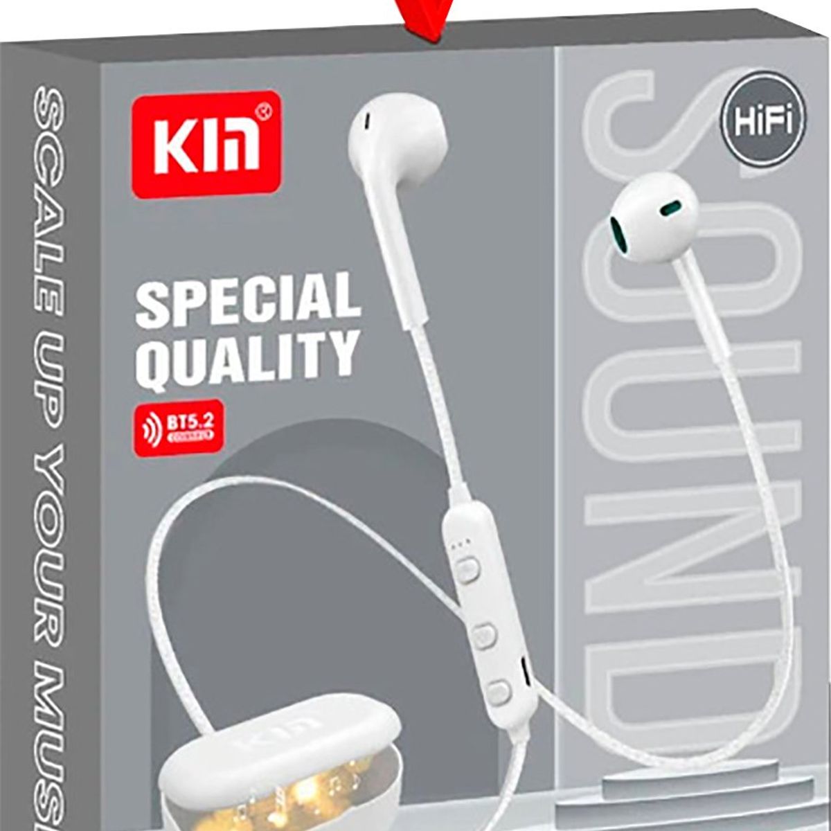 GENERICO - Audífonos Bluetooth HiFi Inalambrico Con Micrófono + Estuche