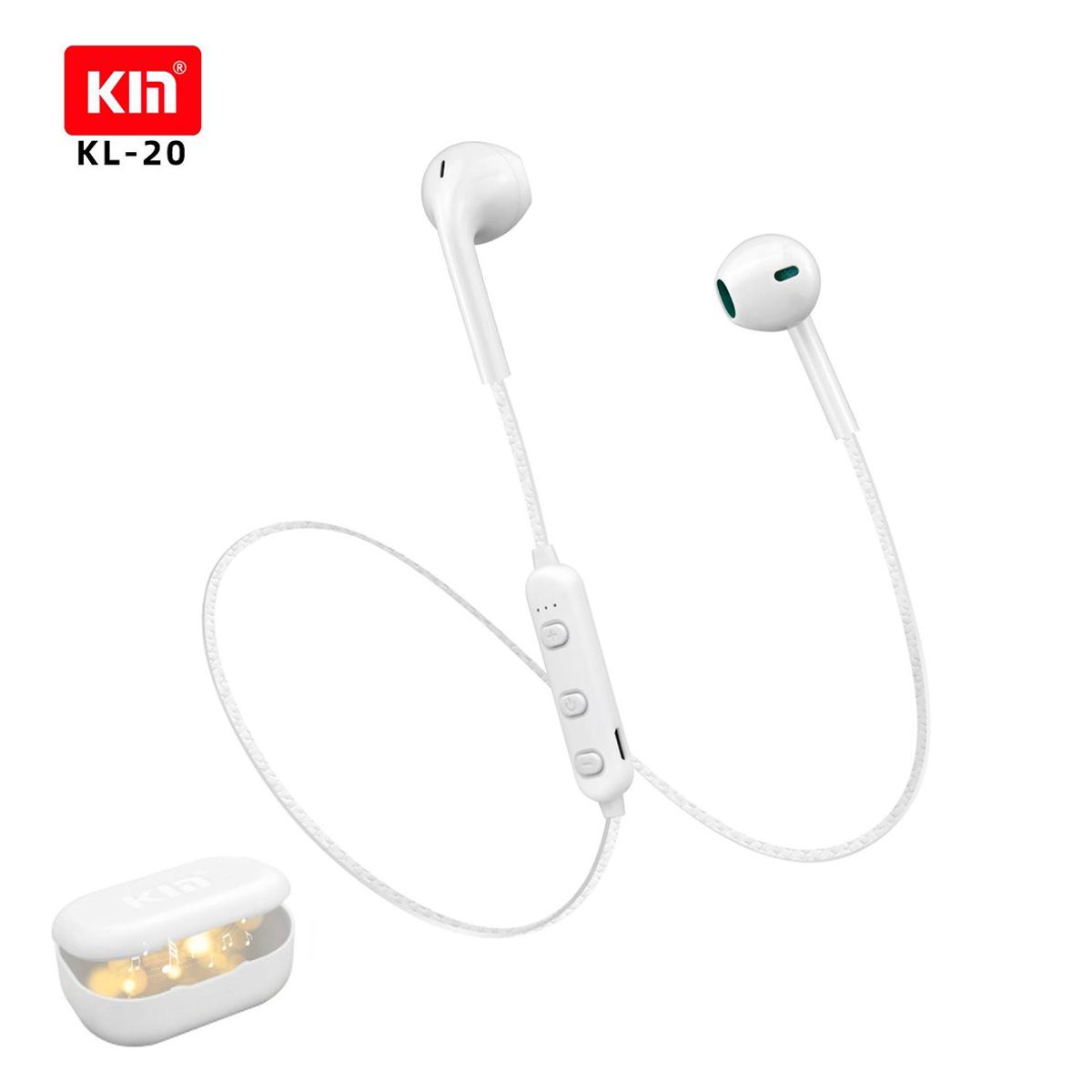 GENERICO - Audífonos Bluetooth HiFi Inalambrico Con Micrófono + Estuche