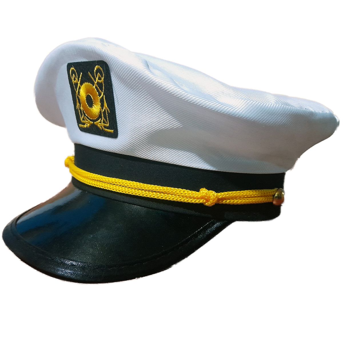 GENERICO - Sombrero De Marinero Blanco Disfraz Piloto Halloween