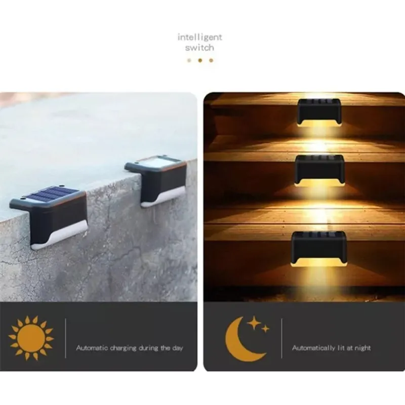 GENERICO - Lampara Led Solar Recargable Automática Impermeable Barandas