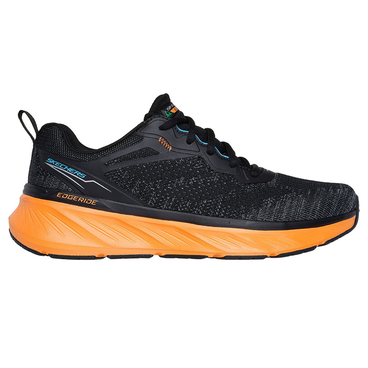 SKECHERS - Tenis Hombre Skechers Edgerire - Negro-Naranja
