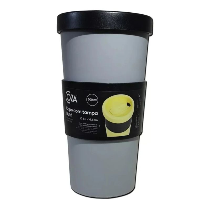 CONTINENTE - Vaso De Café Plástico 500 Ml Colores Surtidos.