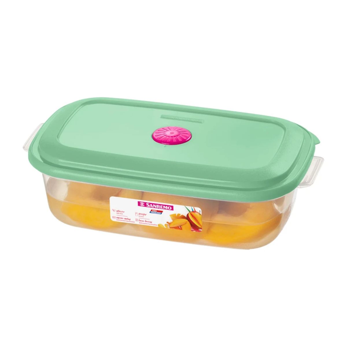 SANREMO - Hermetico Plástico Rectangular 1,1 L Sanremo.