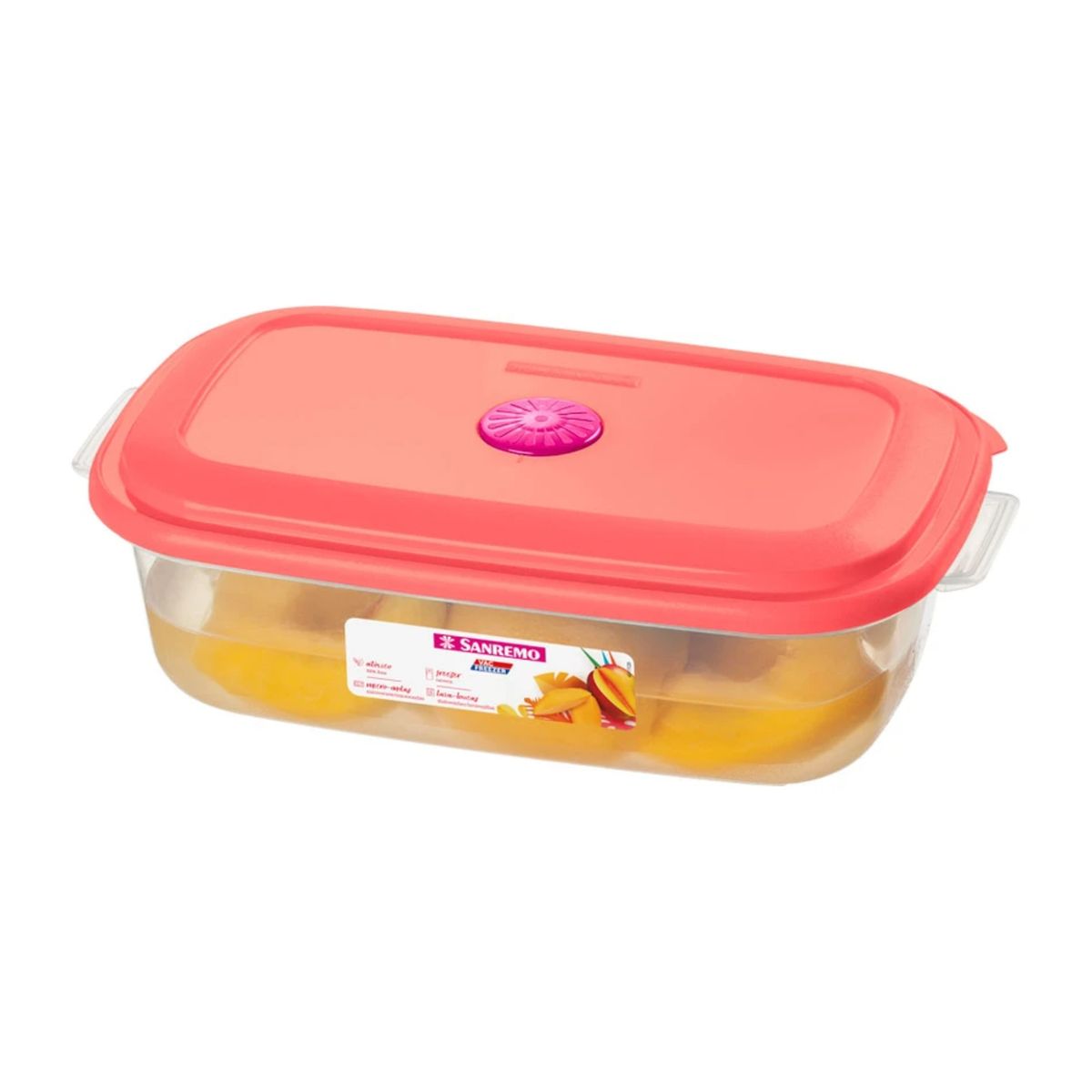 SANREMO - Hermetico Plástico Rectangular 1,1 L Sanremo.