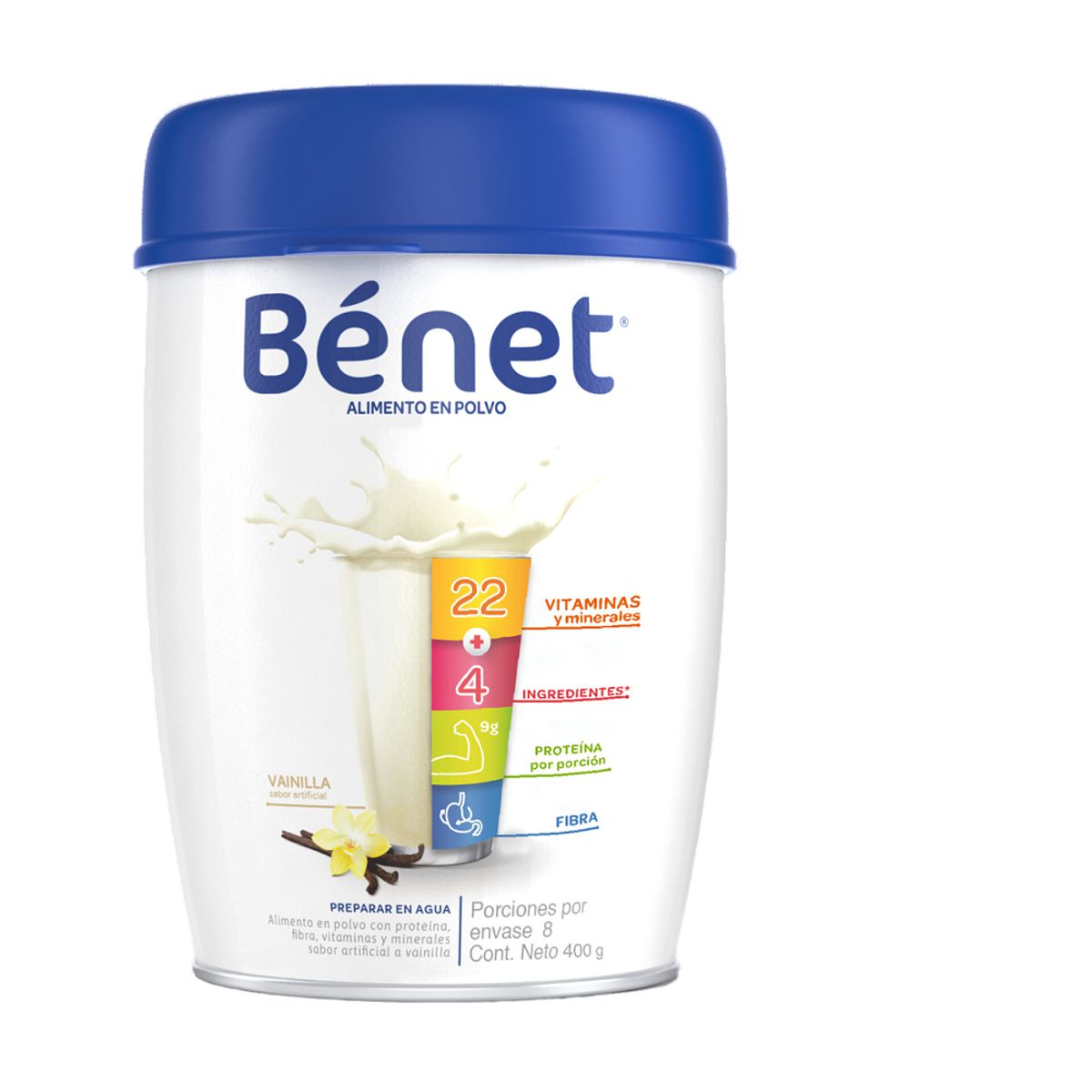 BENET - Benet Vainilla Polvo X 400g