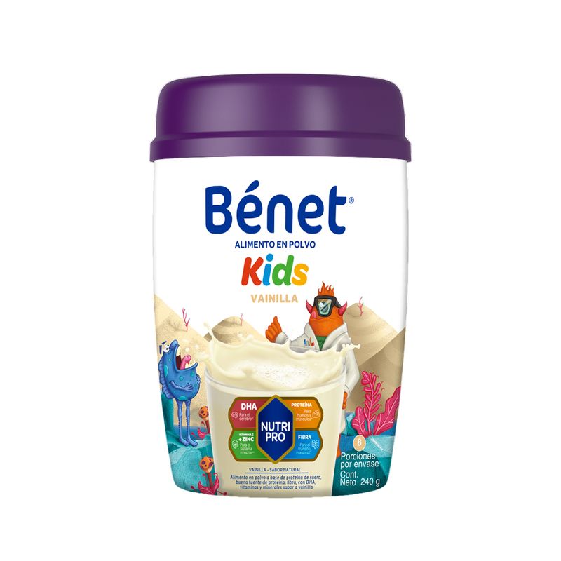 BENET - Benet Kids Polvo Vainilla X 240g