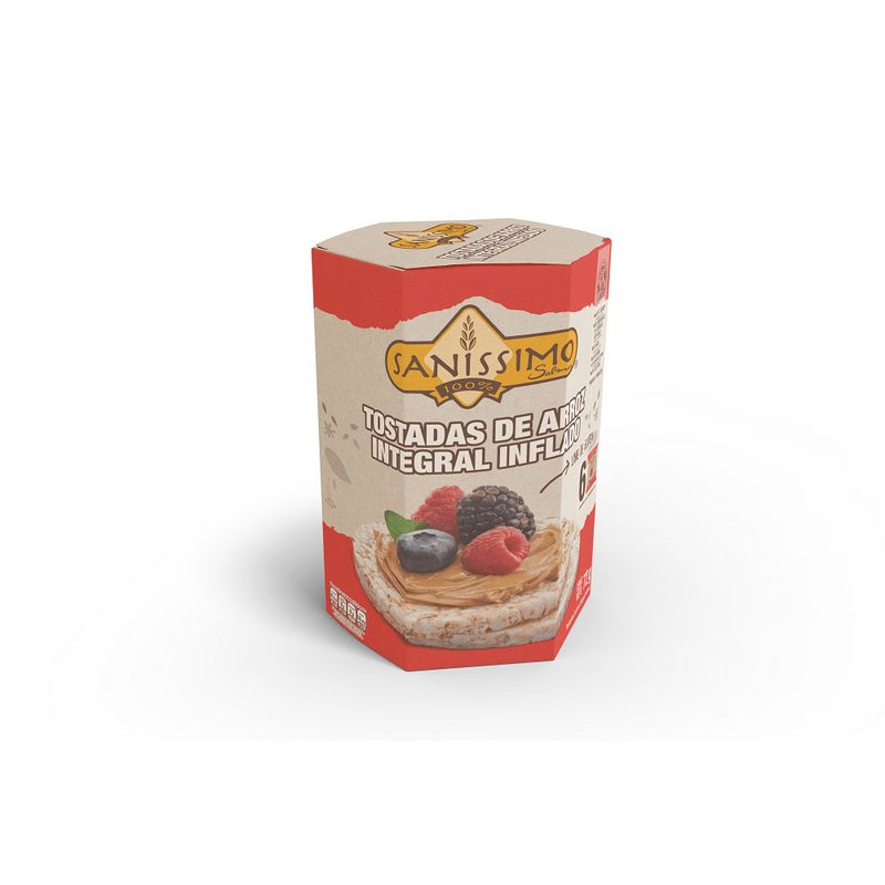 GENERICO - Tostadas Sanissimo Arroz Integral Inflado X 72g