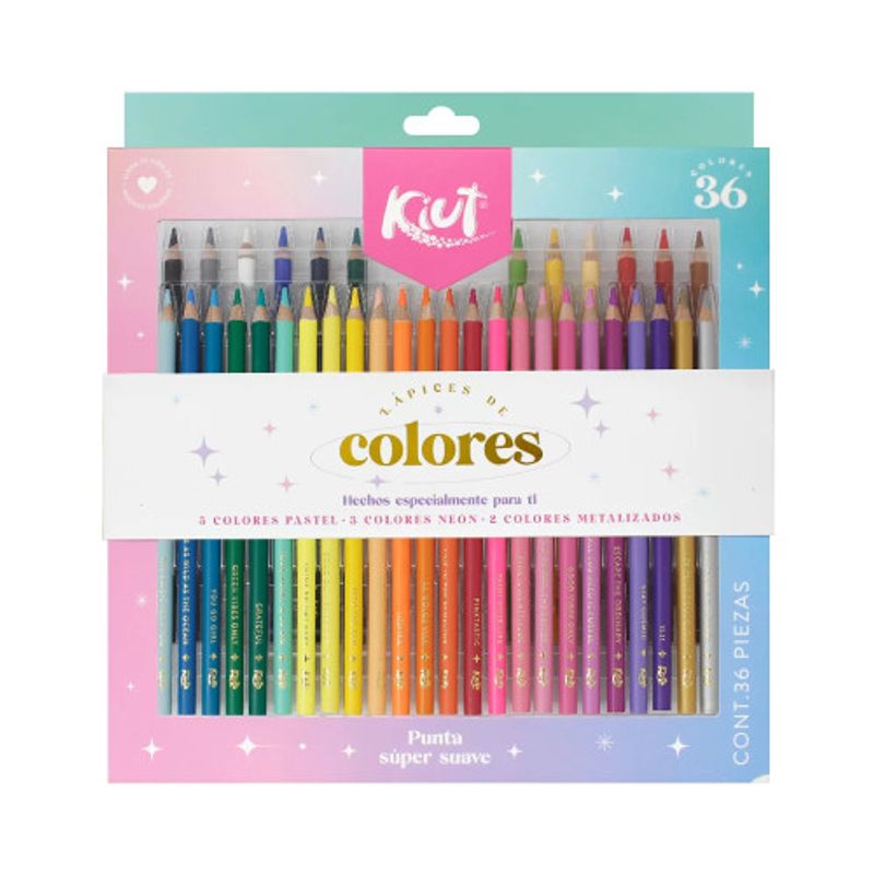 KIUT - Caja de Colores Kiut X36