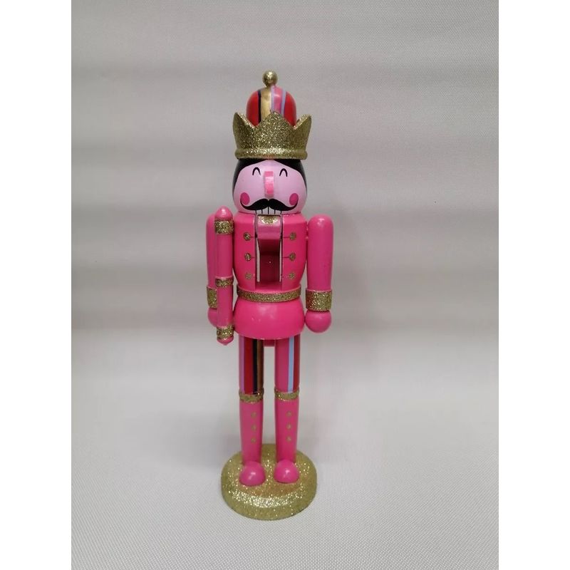 GENERICO - Soldado Cascanueces Antiguo Usa En Madera Y Óleo