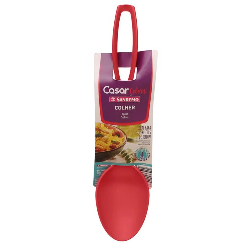 SANREMO - Cuchara Plastico Rojo Sanremo