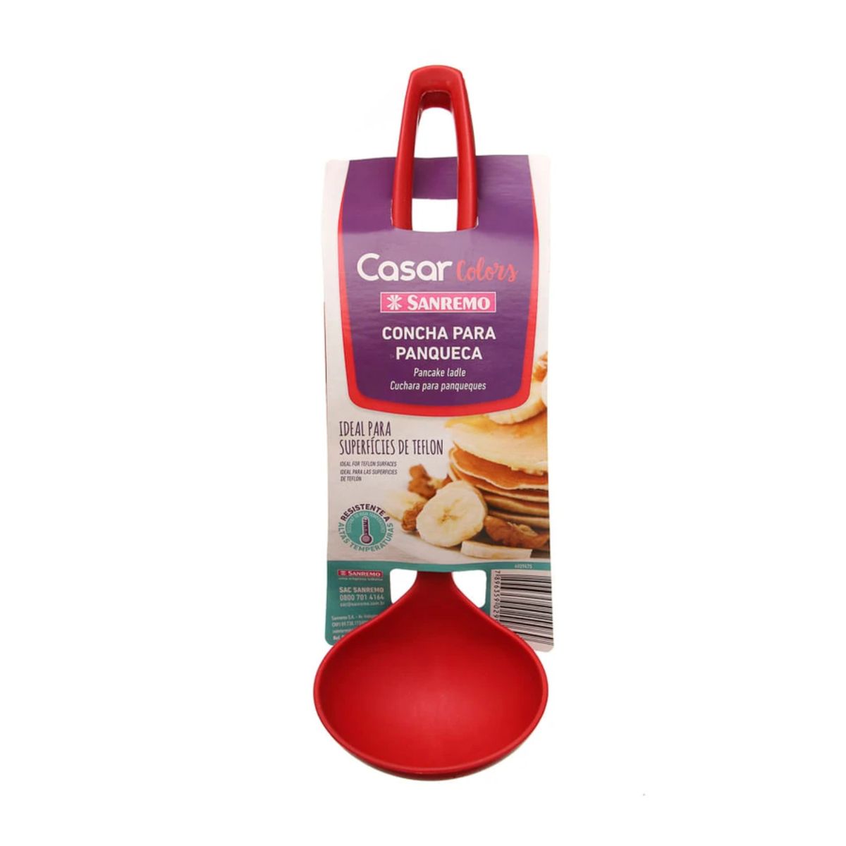 SANREMO - Cucharon Plastico Rojo Sanremo