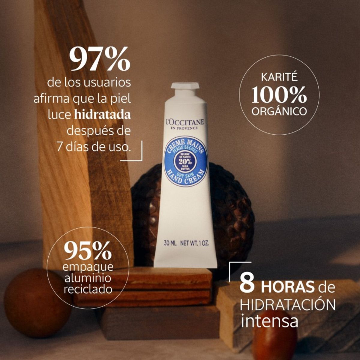 LOCCITANE - Crema para manos de Karité 30ml