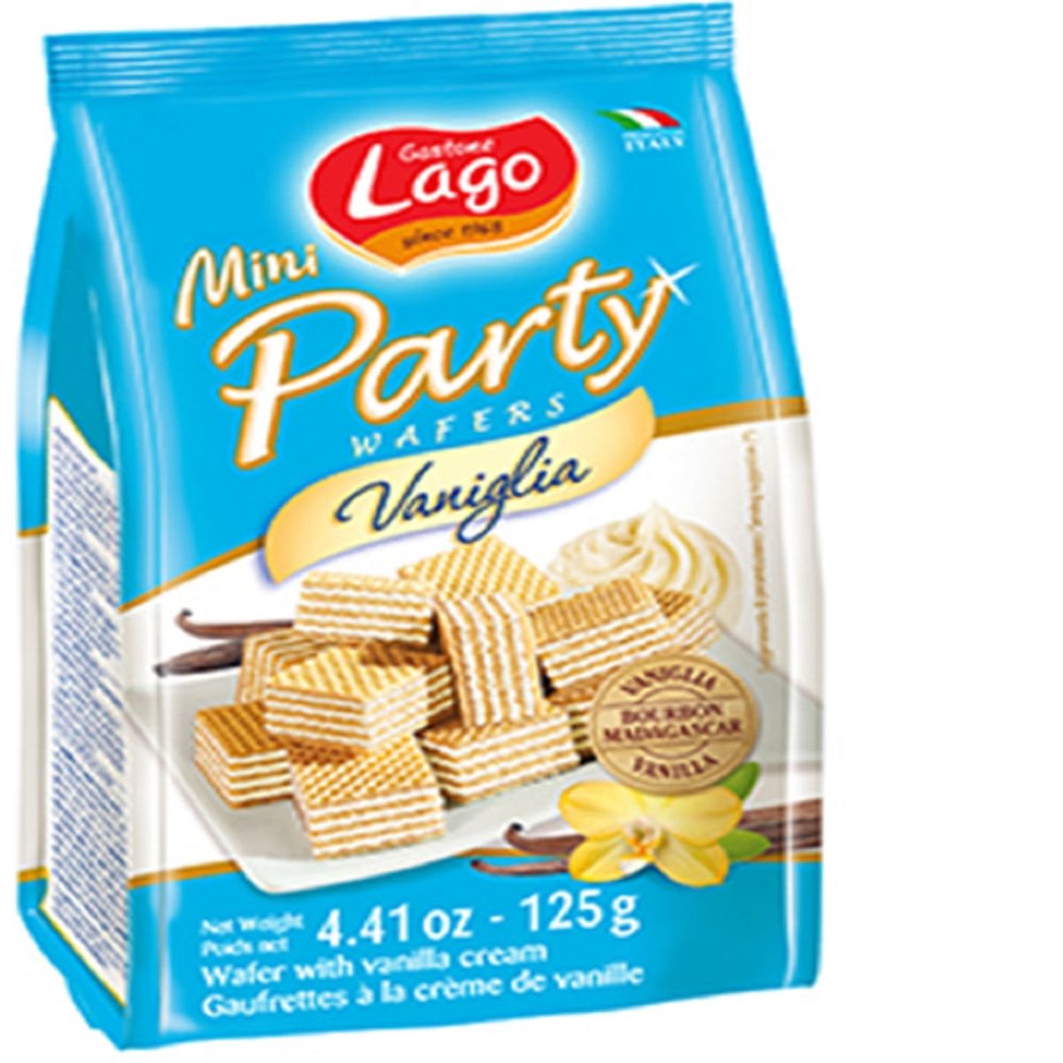 GENERICO - Galletas Lago Mini Party Wafers Vainilla X 125G