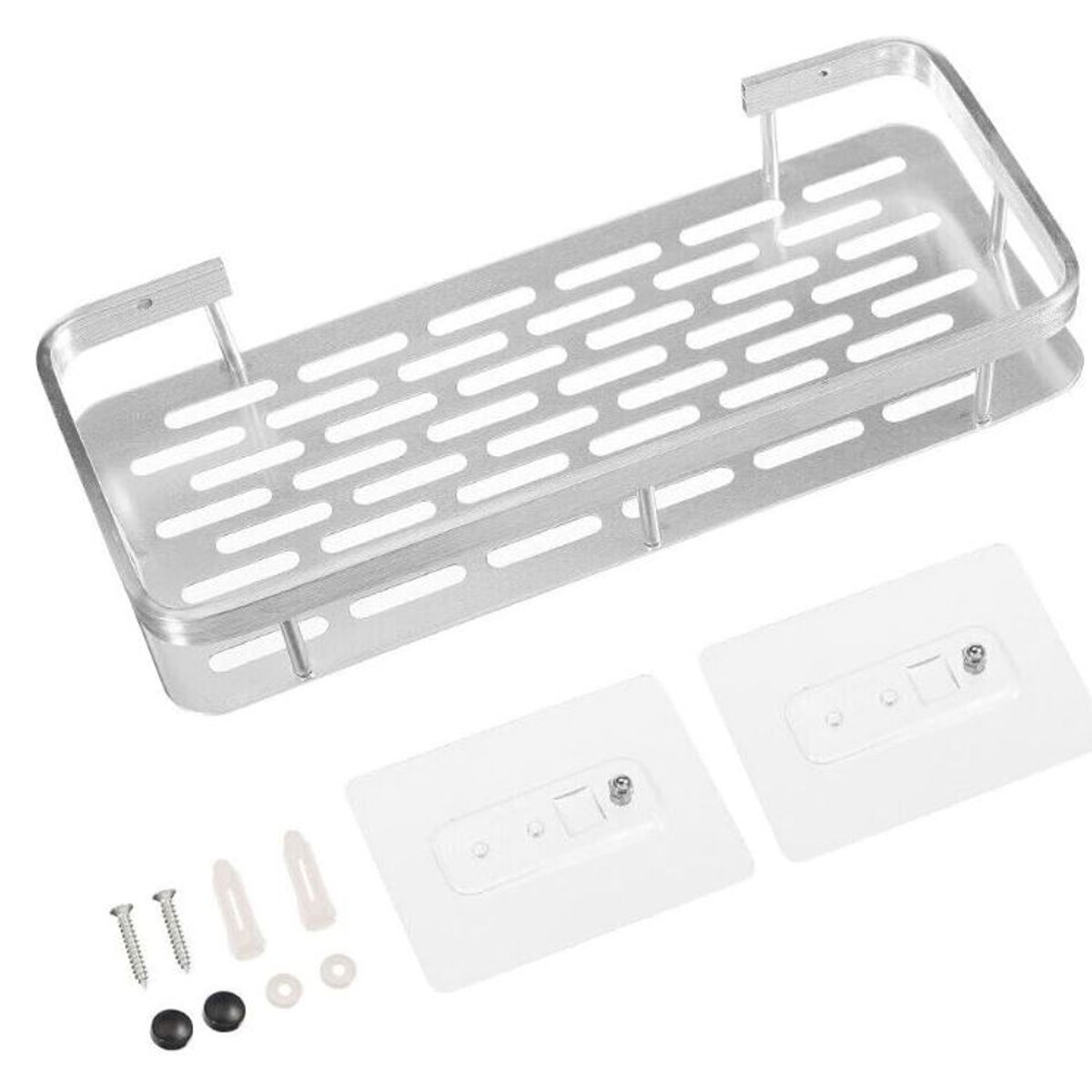 NO NO - Organizador Rectangular De Baño Por 2 Unidades