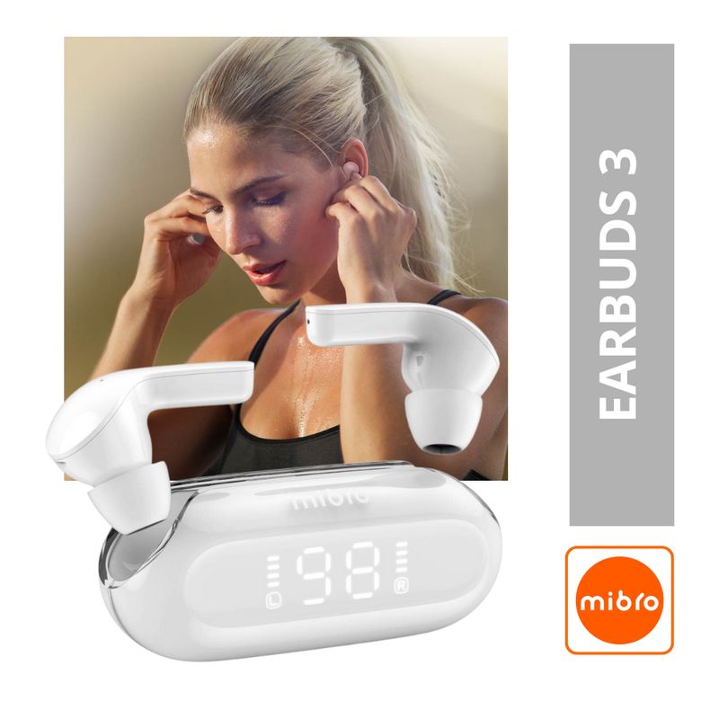 MIBRO - Auriculares Bluetooth mibro Earbuds 3 - Blancos