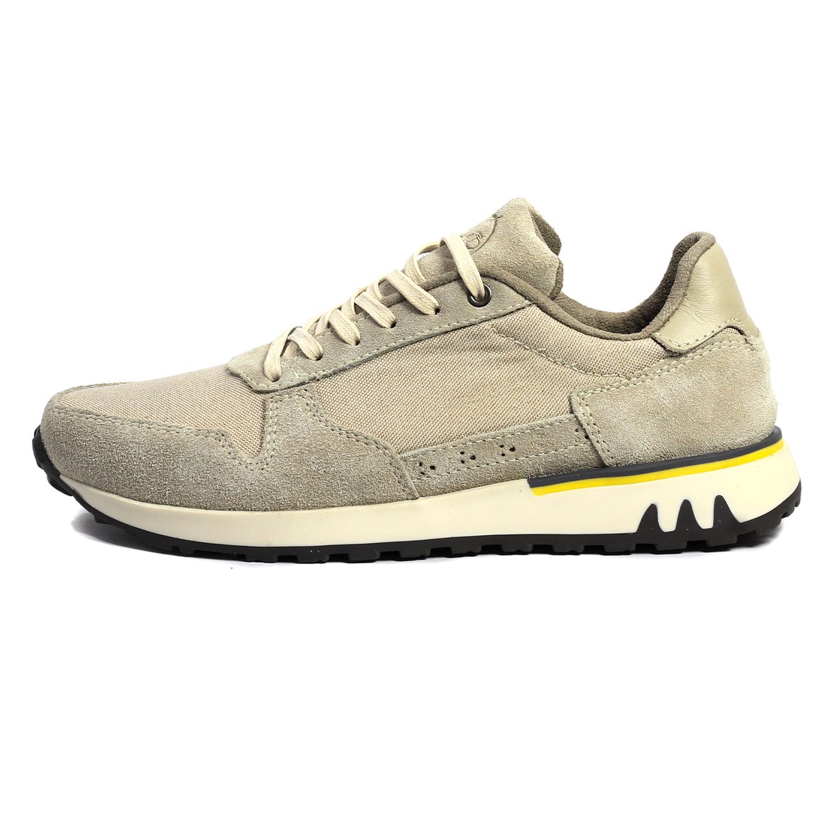 VIAR - Tenis en Cuero Para Hombre VIAR Dukati02 Beige