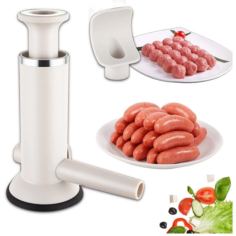 ONE PIXEL - Maquina Manual Embutidos Salchichas Chorizos 2 En 1