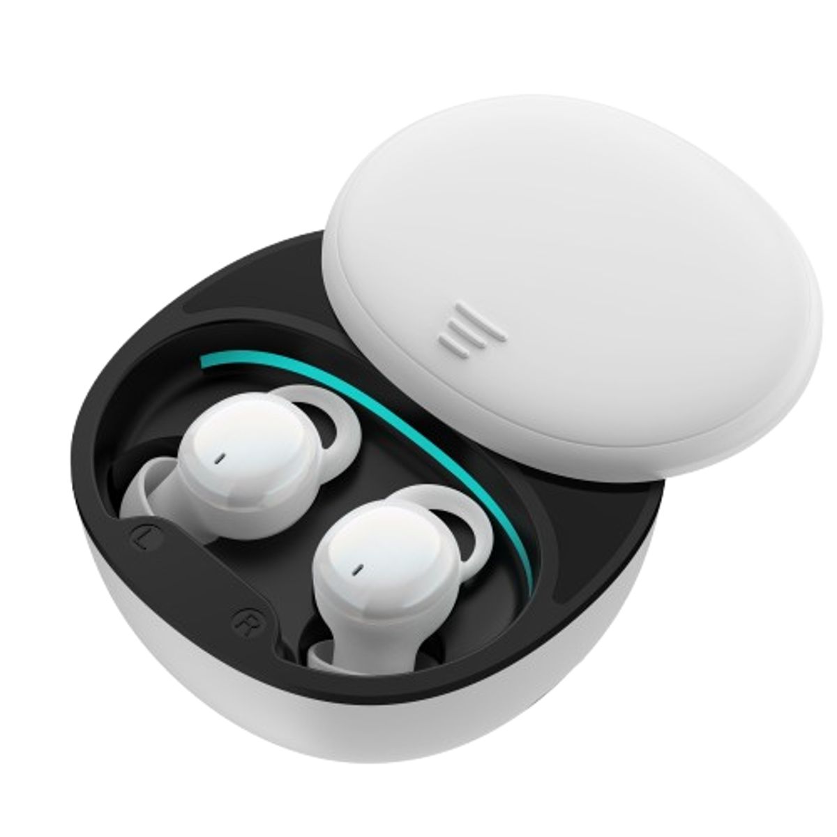 MOVISUN - Audífonos Bluetooth Inalámbricos Movisun T17 Aptos Dormir color blanco