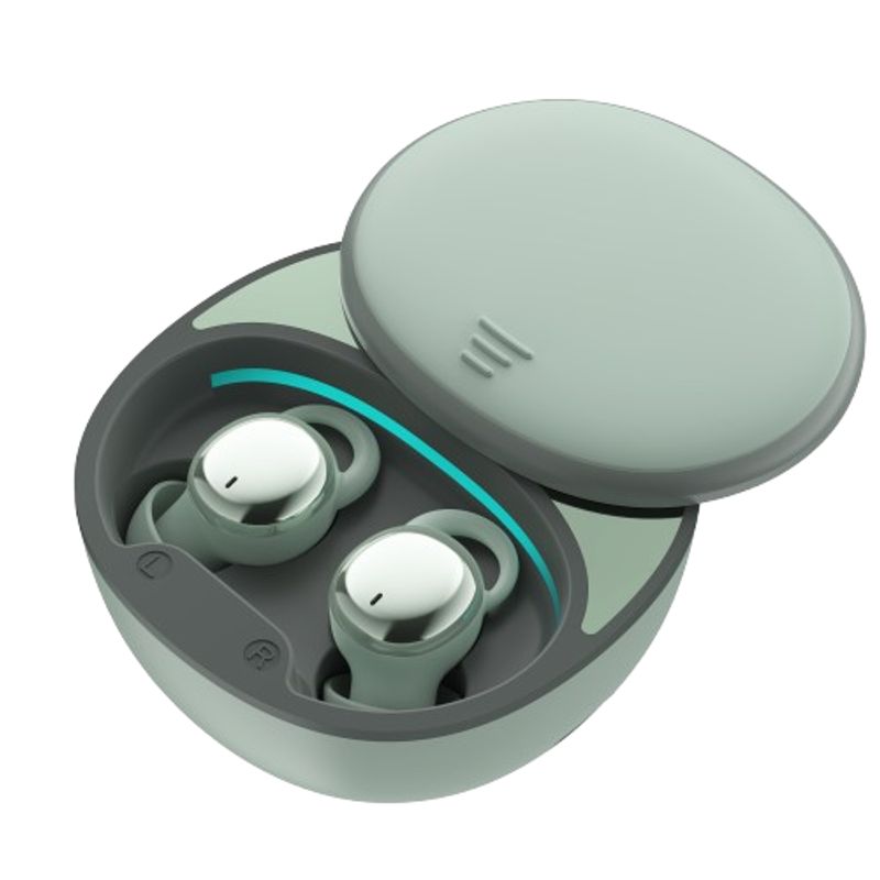 MOVISUN - Audífonos Bluetooth Inalámbricos Movisun T17 Aptos Dormir Color verde