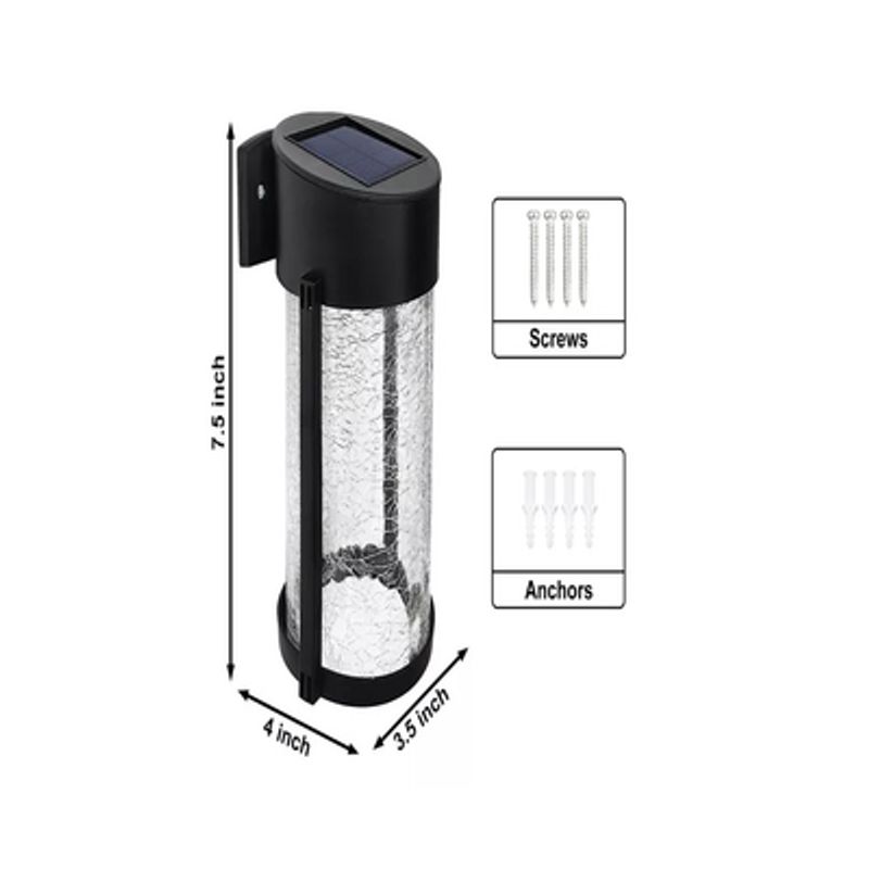GENERICO - Lampara / Luz Solar Para Jardín De Acento, Set De 4 Unidades