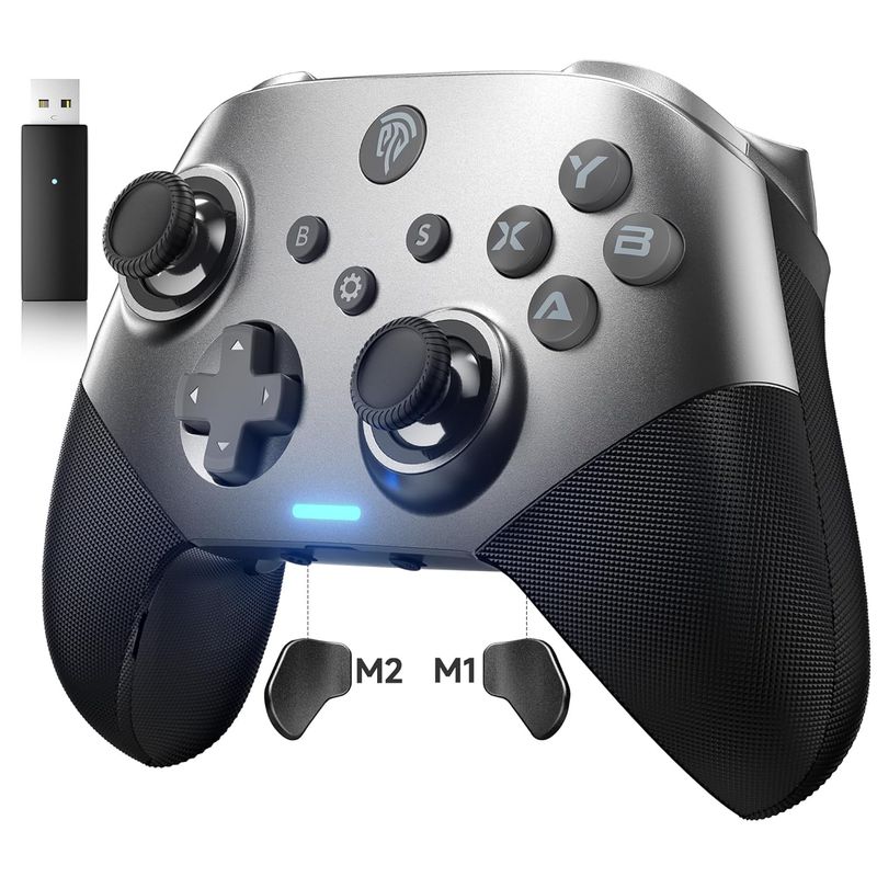 GENERICO - Controlador Bluetooth EasySMX X10 para PC y móviles, inalámbrico