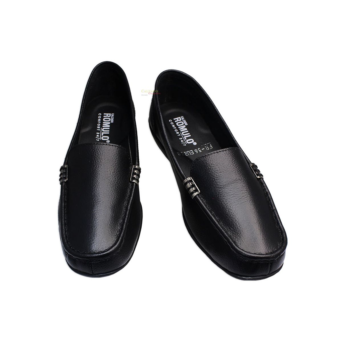 ROMULO - tubular mocasín romulo cuero dama