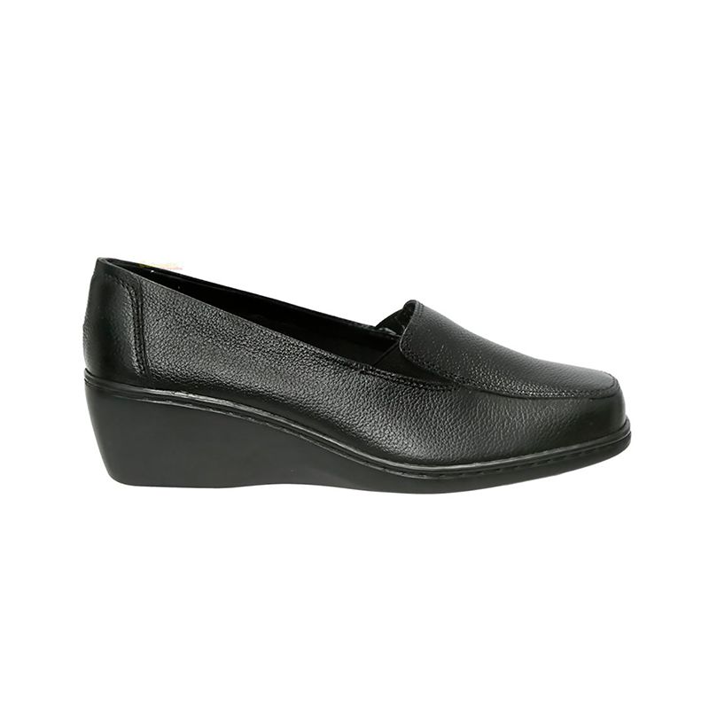 CALZADO ROMULO - Romulo Cuero Mocasín Dama Tacón Corrido