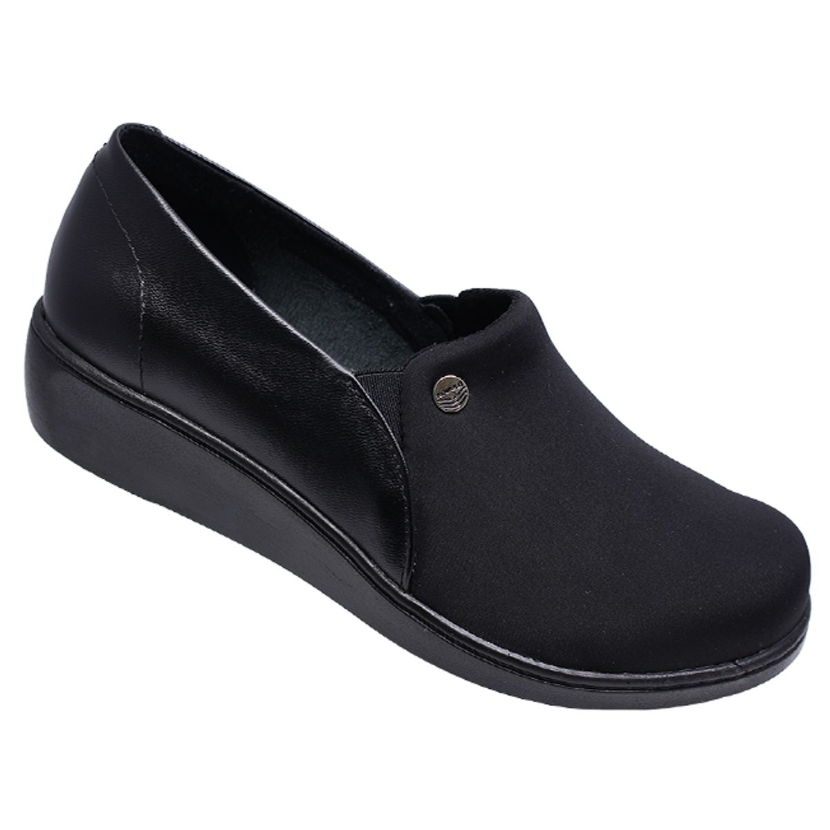 CALZADO ROMULO - Romulo Mocasín Dama Cuero Por Licra