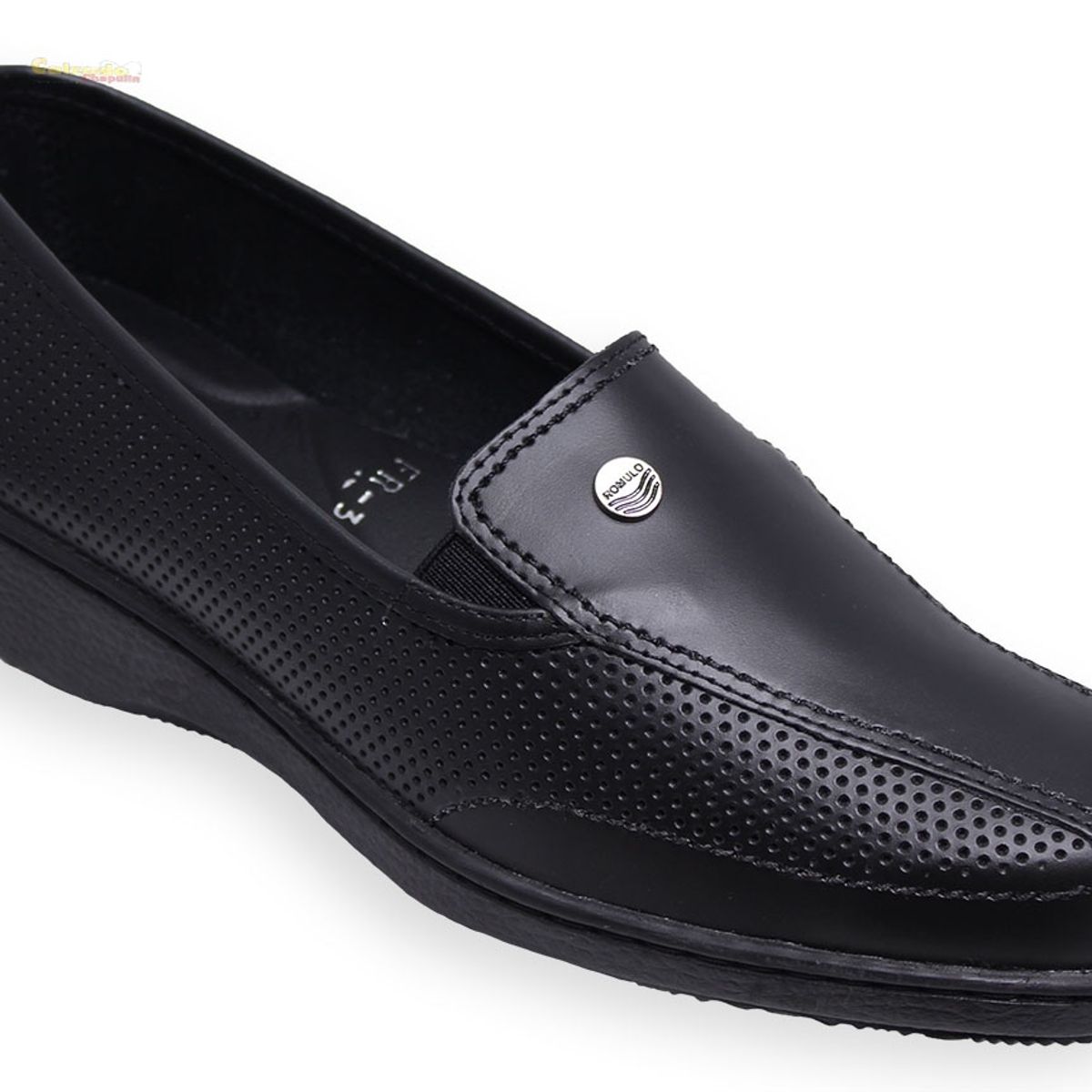 CALZADO ROMULO - Romulo Cuero Mocasín Plano Para Dama