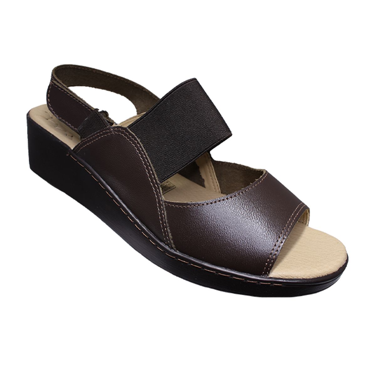 CALZADO ROMULO - Romulo Sandalias Para Dama Ajuste Velcro Tacón Corrido