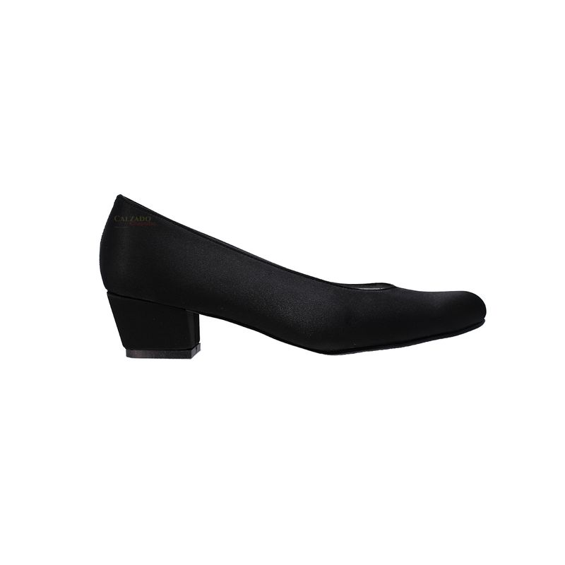 GENERICO - Zapato En Satin Para Dama Tacón Ancho 3 12