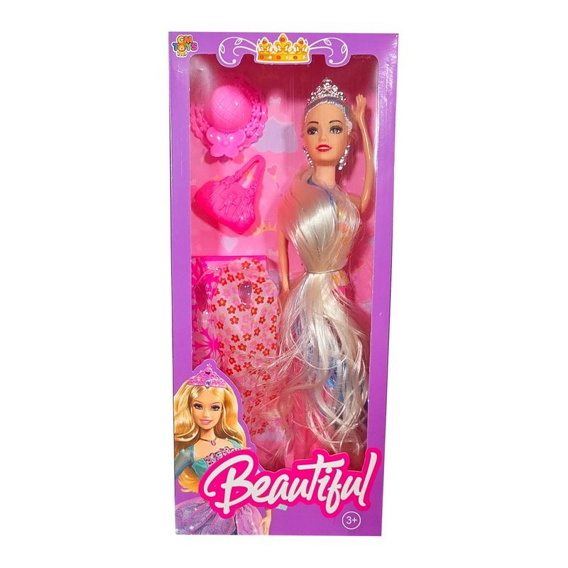GENERICO - Muñeca Princesa Vestido Accesorios Juguete Interactivo Niñas