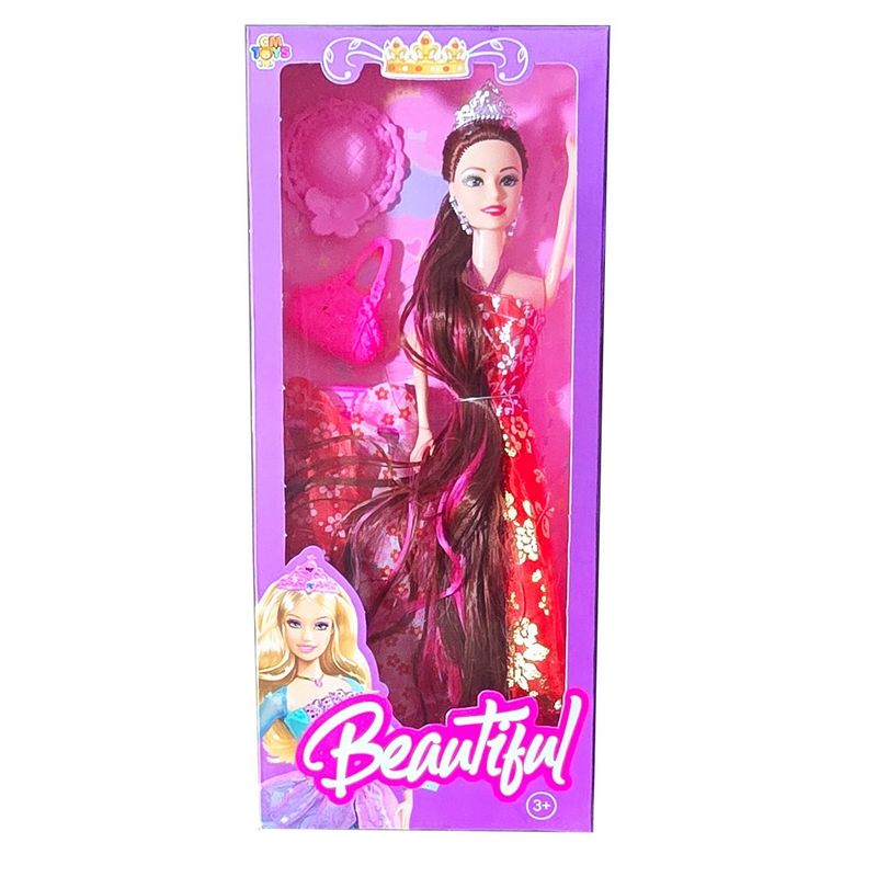 GENERICO - Muñeca Princesa Vestido Accesorios Juguete Interactivo Niñas