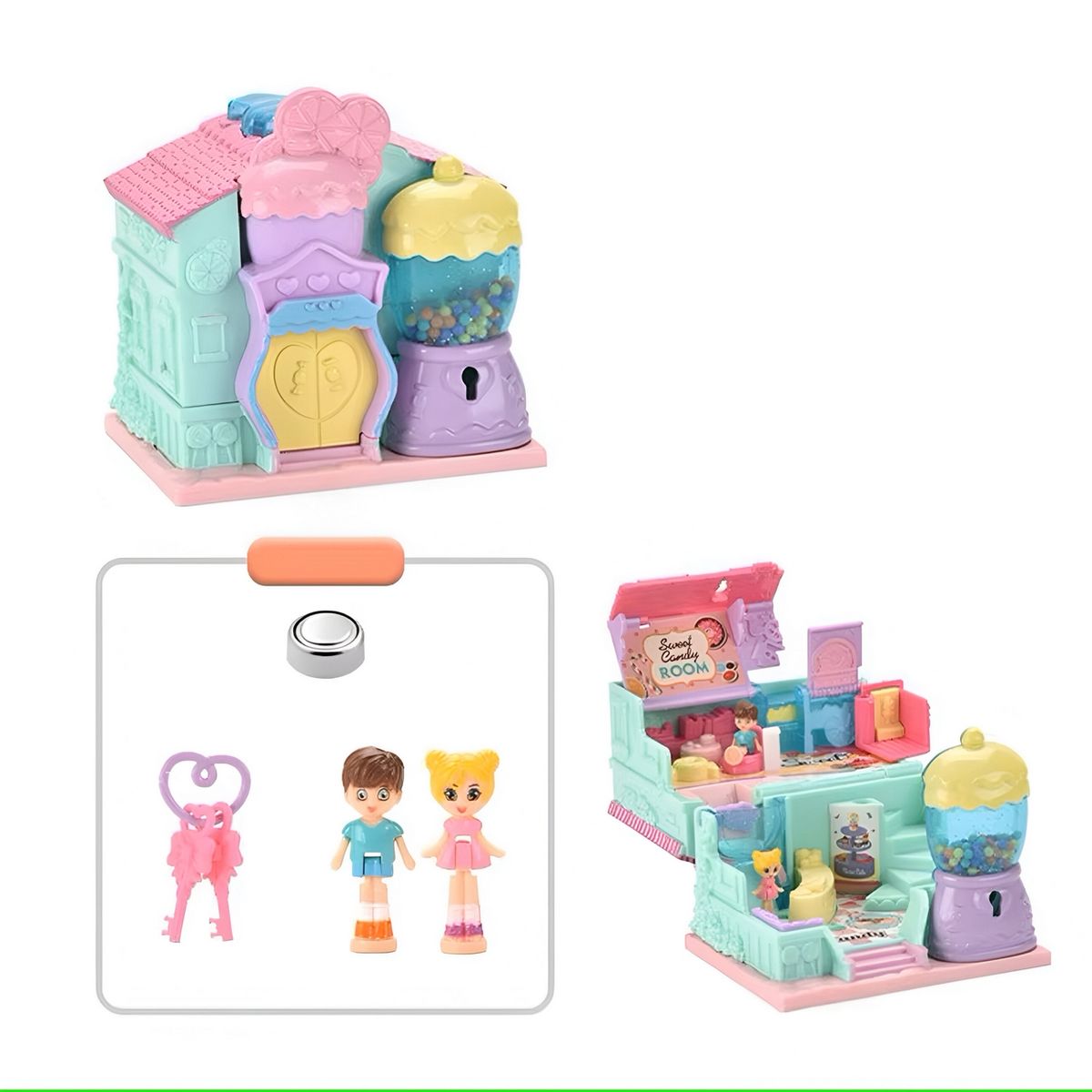 GENERICO - Casa De Muñecas Casa De Dulces Juguete Con Accesorios Niña