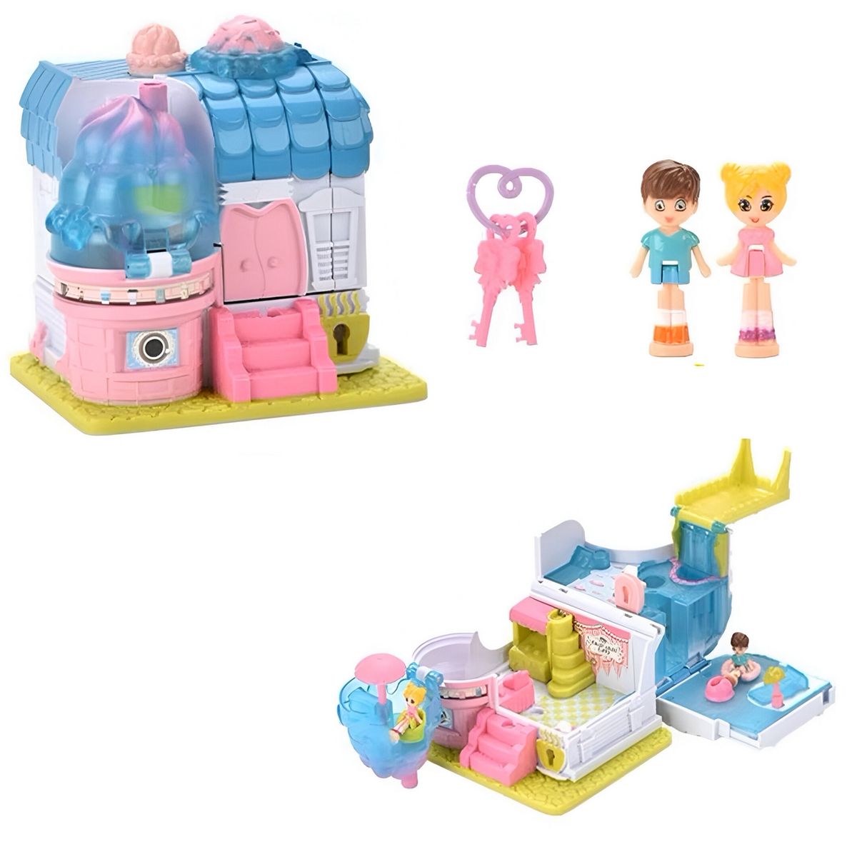 GENERICO - Casa De Muñecas Casa De Helados Juguete Con Accesorios Niña