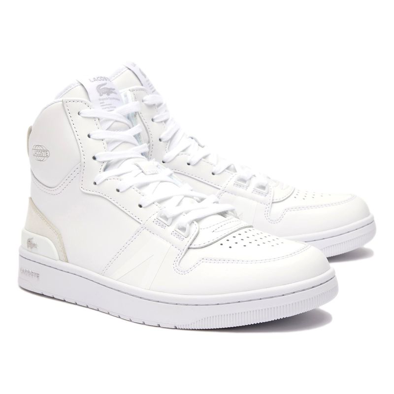 LACOSTE - Zapatilla Hombre Lacoste L001 Mid 46SMA0032 Blanco