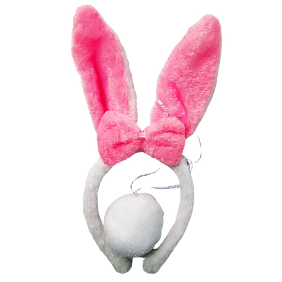 GENERICO - Disfraz De Conejo Infantil Diadema Con Orejas + Moño