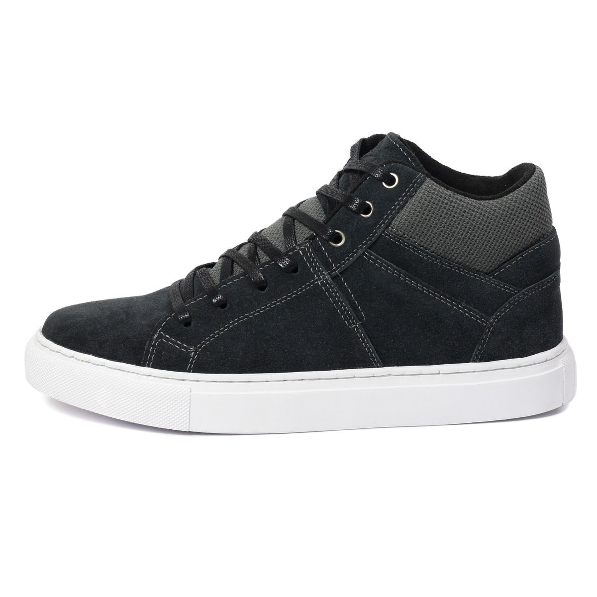 VIAR - Tenis Bota en Cuero Para Hombre VIAR Fiodor01 Gris