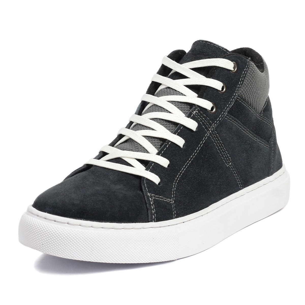 VIAR - Tenis Bota en Cuero Para Hombre VIAR Fiodor02 Gris