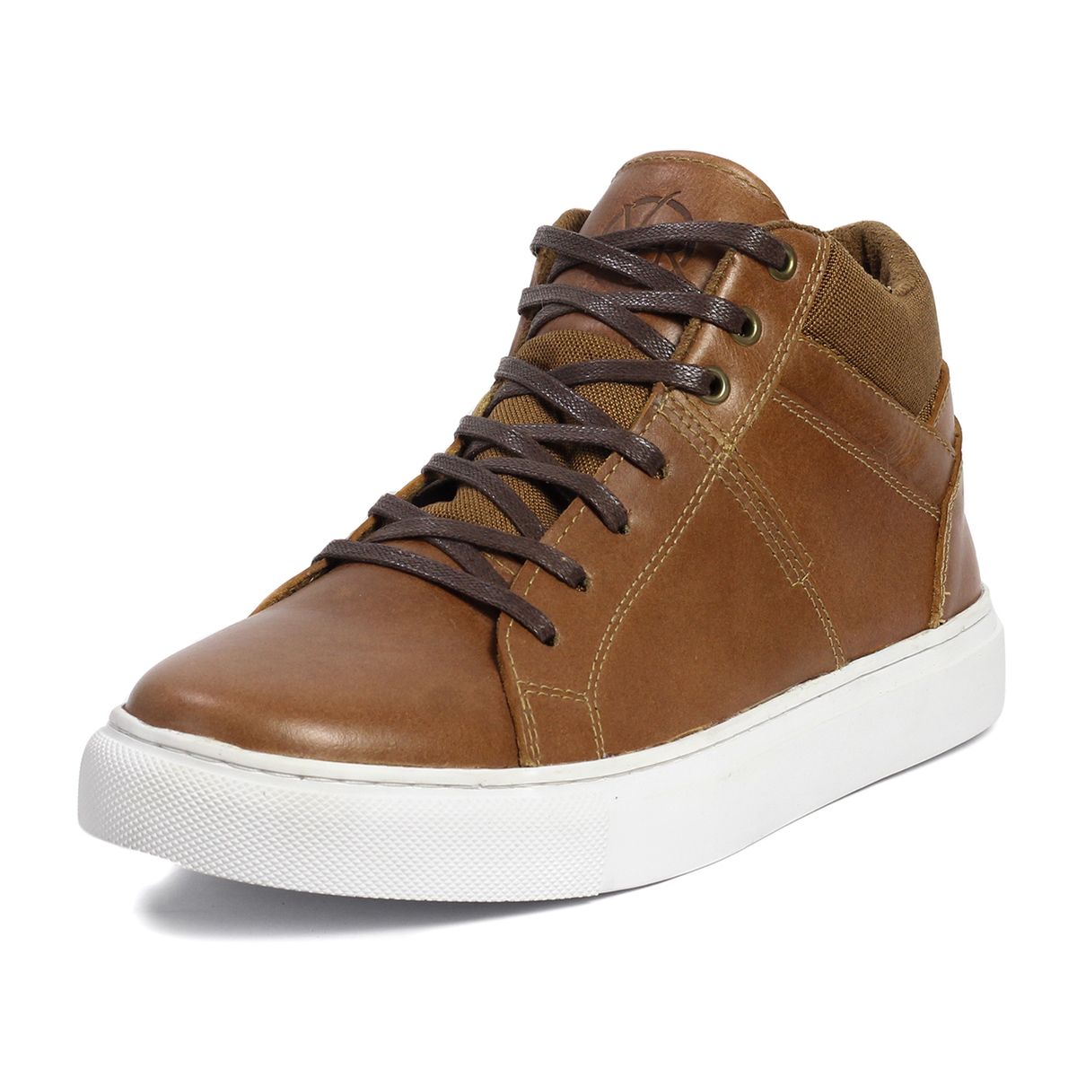 VIAR - Tenis Bota en Cuero Para Hombre VIAR Fiodor05 Miel