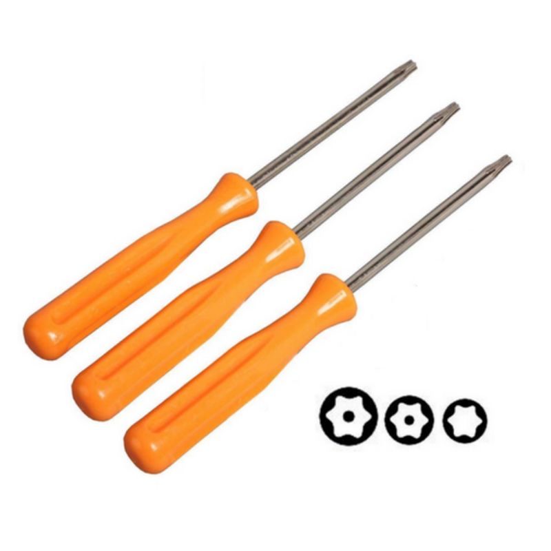 GENERICO - x3 Torx T10 T8 T6 Compatible con Xbox 360 one ps4 ps3
