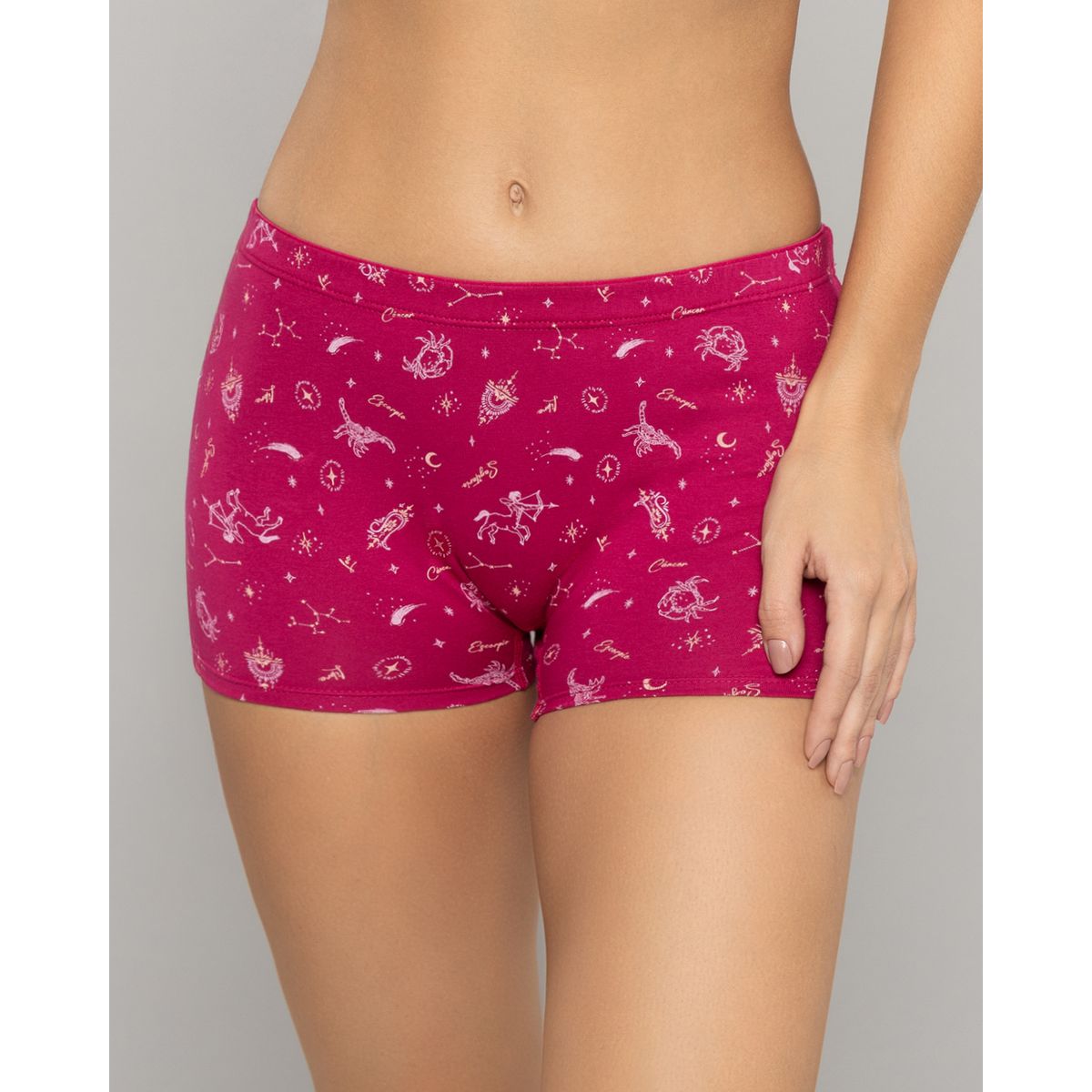 REYMON - Bóxer largo alto full estampado para mujer ref 8023