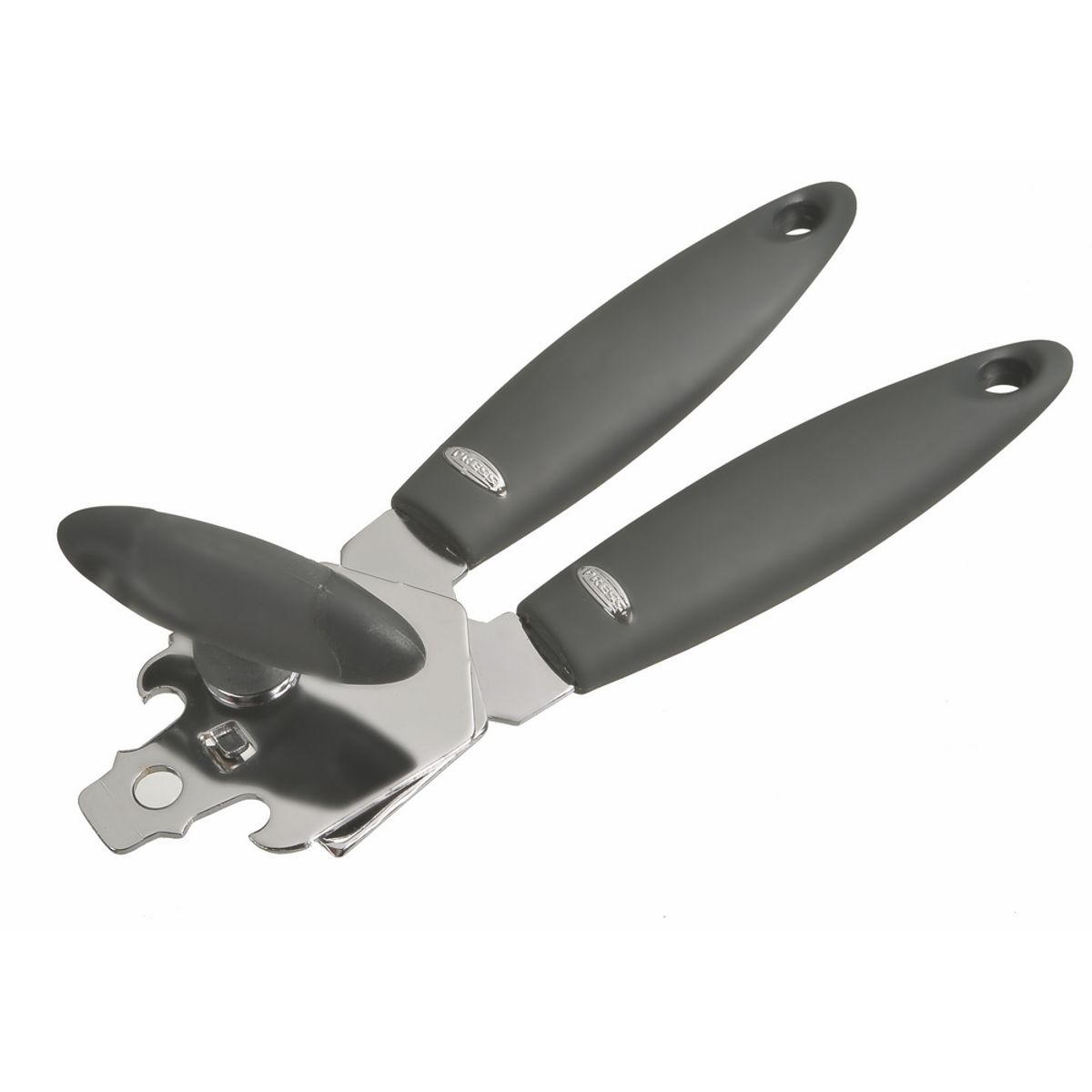 PRESS - Abrelatas Manual de Cocina Destapador Abre Latas PRESS 86003 Gris