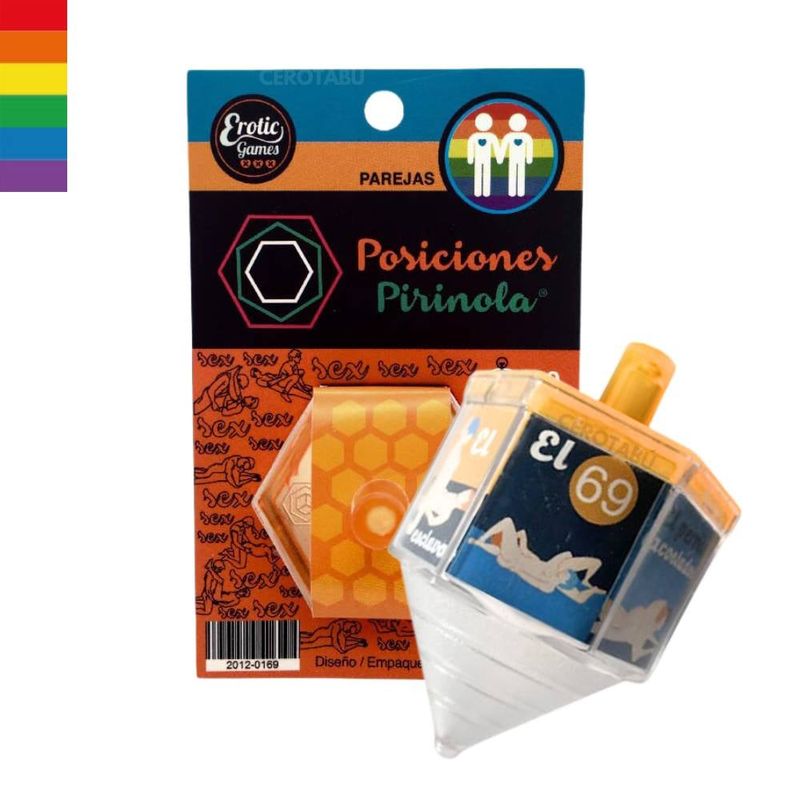 GENERICO - Juego De Mesa Adultos Pirinola Erótica Posiciones Parejas