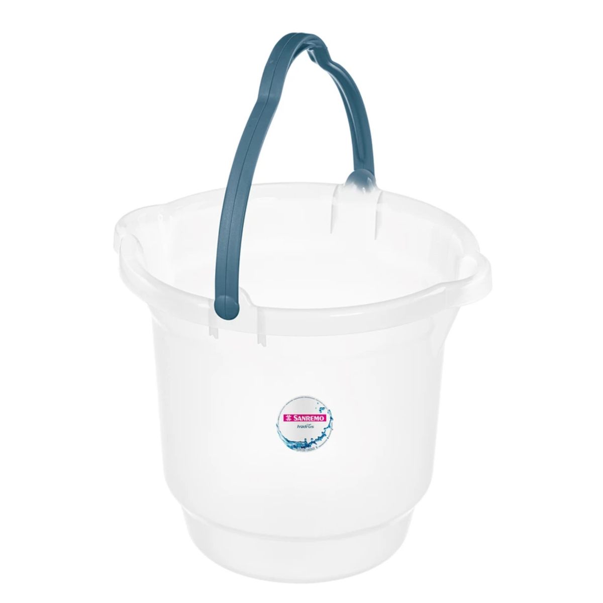 SANREMO - Balde Hydrus Sanremo 8,5 L Blanco Traslucido Sanremo